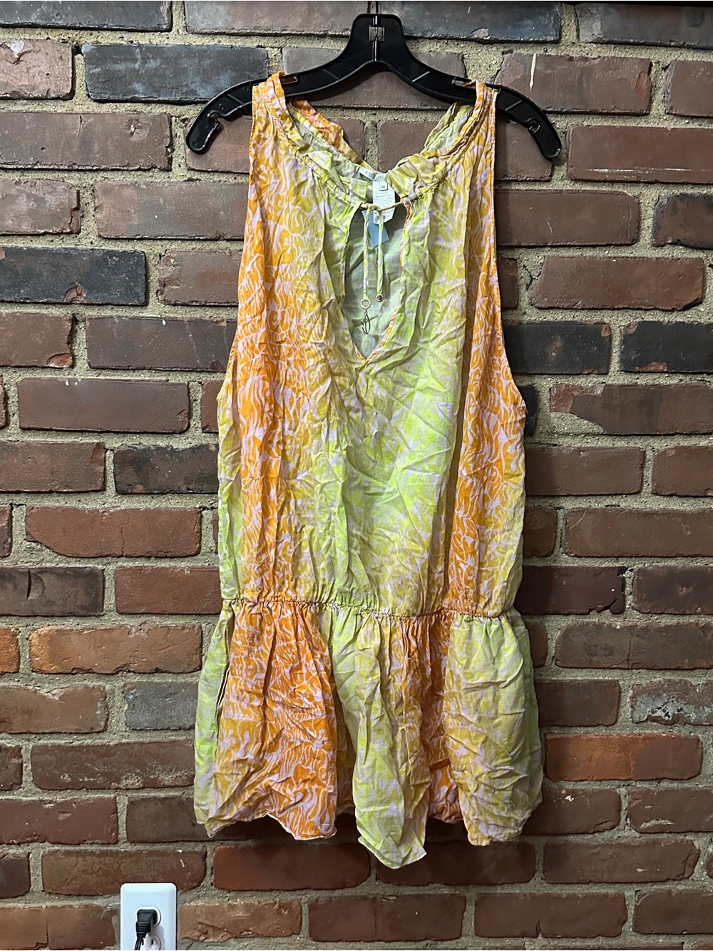 Stella McCartney cinch waist pocket tunic mini dress -medium / 34” long